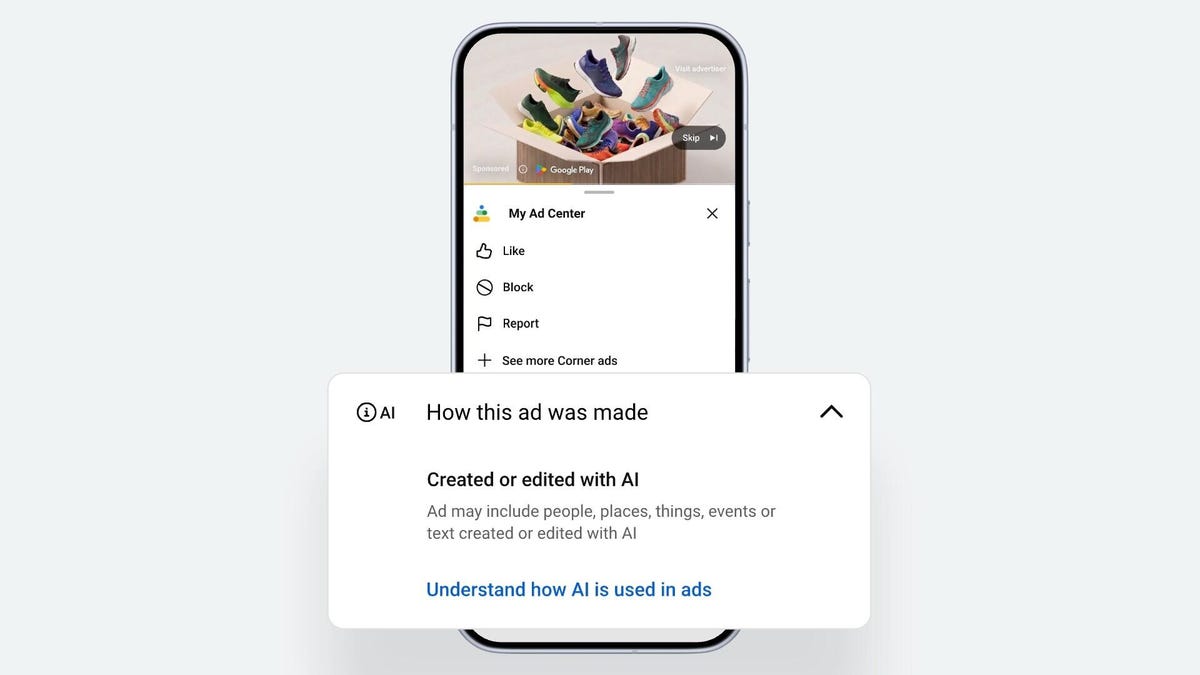 New Google Tags Will Tell You When an Ad Was Made or Altered Using AI