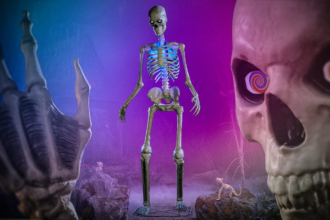 Bigger Scares: Home Depot’s 12-Foot Skeleton Is a Halloween Hit and Now It Can Talk, Too