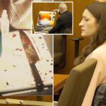 Lindsay Clancy murder trial evidence photos show bloody knife next to mug with chilling phrase