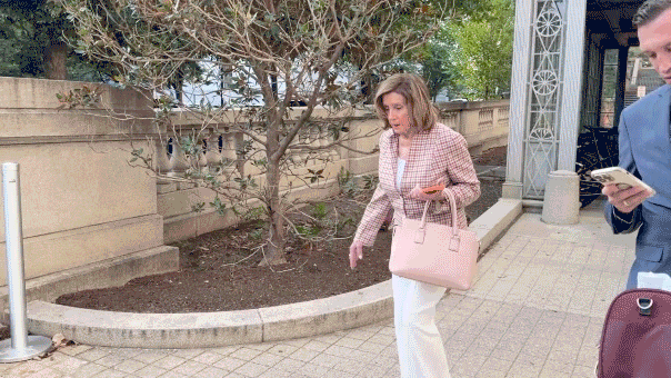 WATCH: Pelosi dodges questions on husband’s new hit-and-run charge