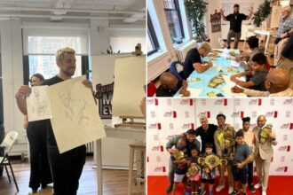 WWE stars team up with NYC nonprofit to provide ‘special’ art class for children affected by cancer