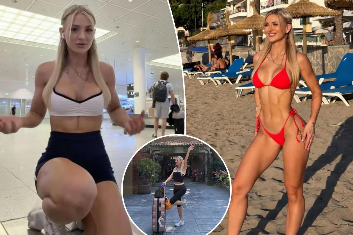 Fitness influencer banned from flight for attempting to board ‘naked’ amid record-breaking heatwave 
