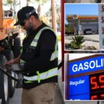 US gas price average jumps to  a gallon as US and Iran intensify attacks