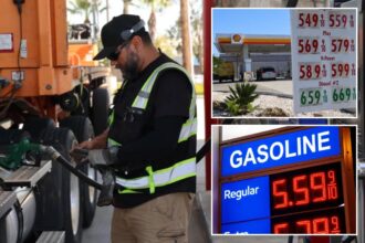 US gas price average jumps to  a gallon as US and Iran intensify attacks