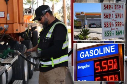 US gas price average jumps to  a gallon as US and Iran intensify attacks