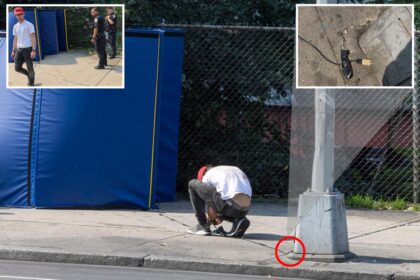 Vagrants wire NYC’s growing Intrepid Museum homeless camp with electricity, forcing cops to step in