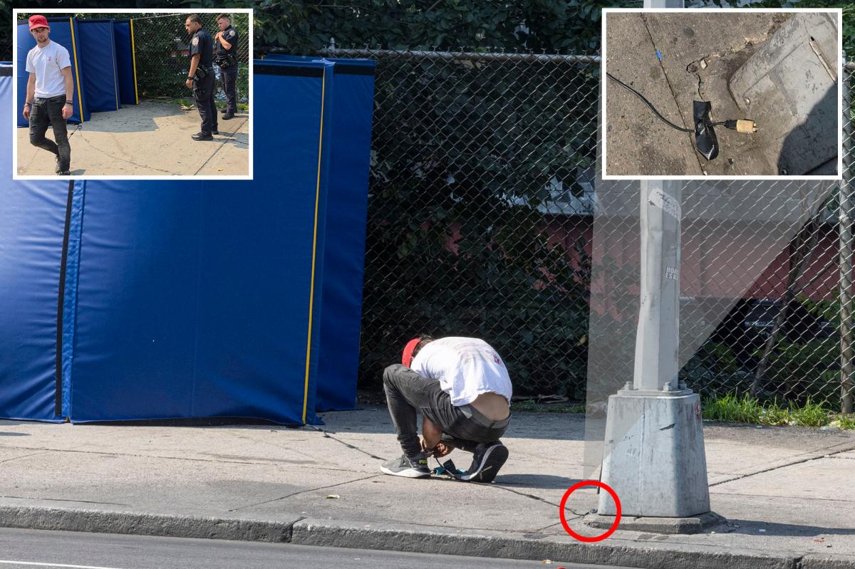 Vagrants wire NYC’s growing Intrepid Museum homeless camp with electricity, forcing cops to step in