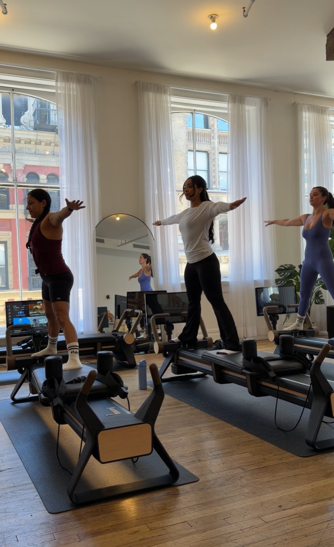 Women using the NordicTrack Ultra 1 Reformer