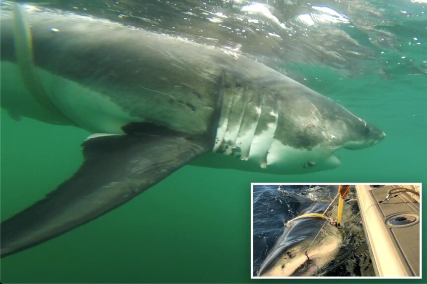 12-foot great white shark ‘Ernst’ tracked near Montauk — and Atlantic’s largest ever could be right behind her