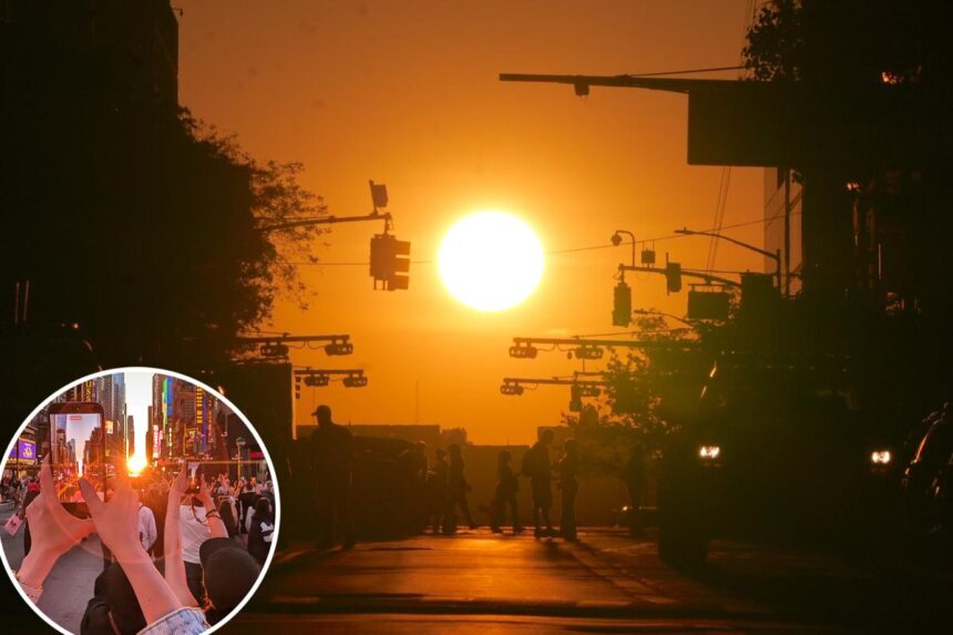 NYC’s last Manhattanhenge event of the year happens this weekend — where to get the best sunset views