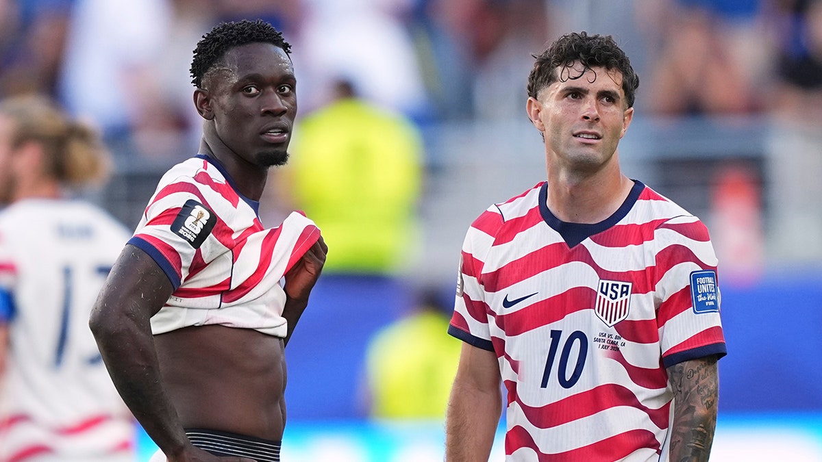 Folarin Balogun and Christian Pulisic