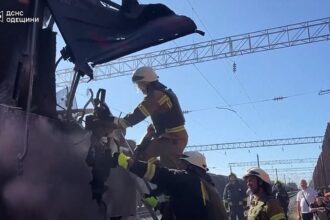 Russian drone attack on passenger train in Ukraine kills two people