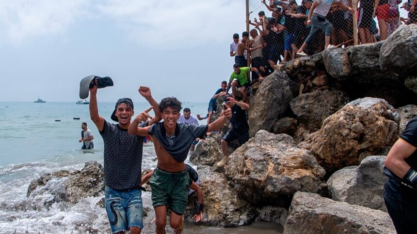60,000 migrants cross into Spain’s Ceuta from Morocco in a single day