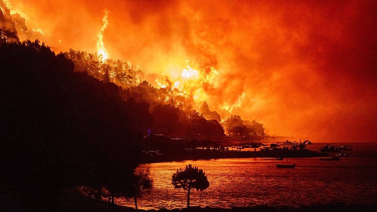 Europe wildfires: Two people killed in Greece, France blaze stabilised