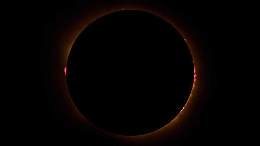 Video. Aerial footage captures total solar eclipse over Spain