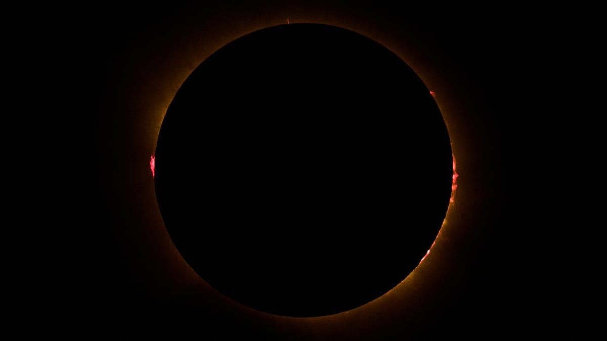 Video. Aerial footage captures total solar eclipse over Spain