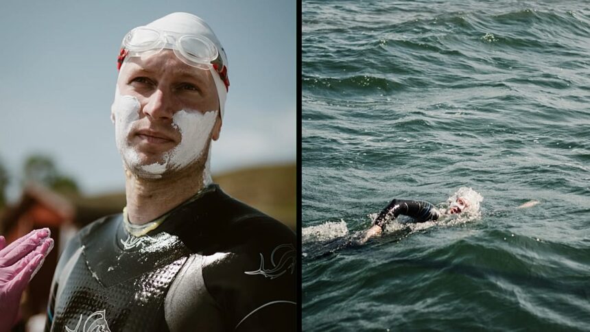 Kubkowski completes historic swim across the Baltic in fifth attempt