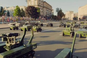 Ukraine’s robot and drone parade offers a glimpse of the future of war