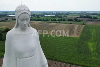 Europe’s tallest Virgin Mary statue rises in Polish village