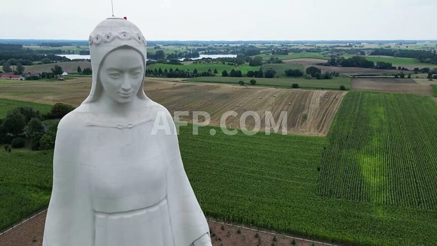 Europe’s tallest Virgin Mary statue rises in Polish village