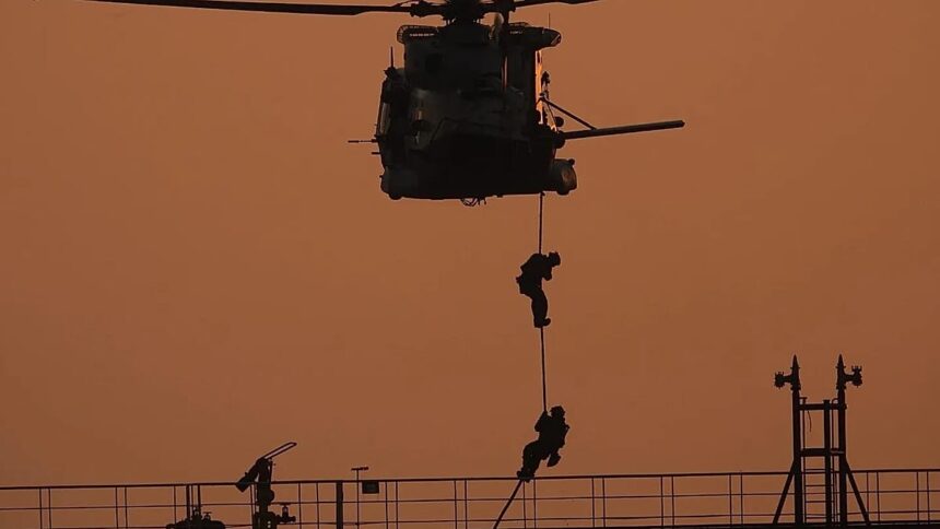 Italian Navy boards tanker from Russian shadow fleet