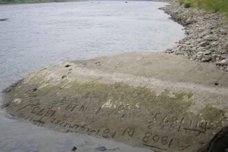 River droughts reveal hunger stones, warships and mammoth remains