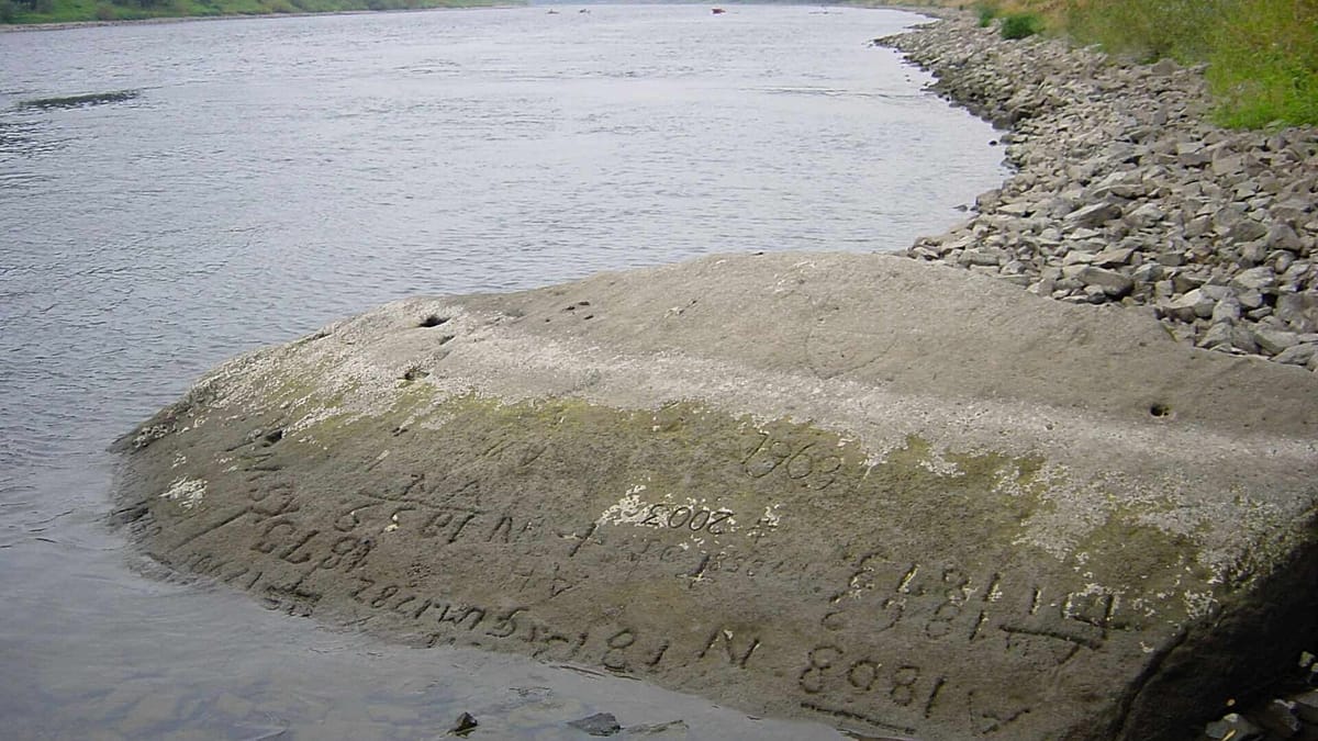 River droughts reveal hunger stones, warships and mammoth remains