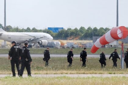 Explosive drone at Leipzig airport: whose DNA trail is it?