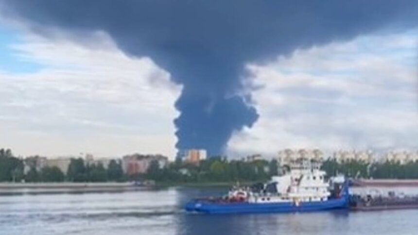 Ukraine hits Russian refineries as Moscow strikes train station