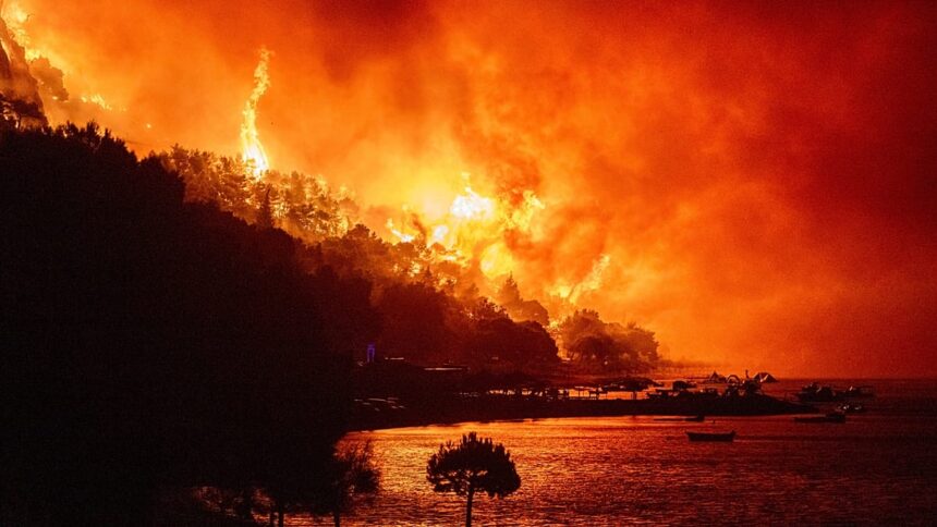 Wildfires devastate Europe as thousands forced to flee homes