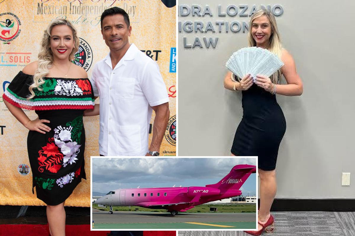 Walls close in on ‘miracle lawyer’ Alexandra Lozano who flew around the West Coast in pink private jet