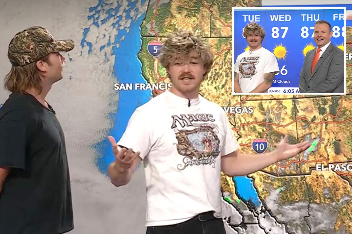 Moment band Sublime hijacks KTLA’s weather broadcast live on air