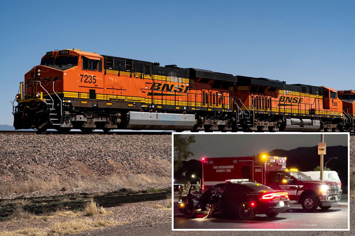 Train robbers open fire during freight burglary in Wild West-style shootout in California