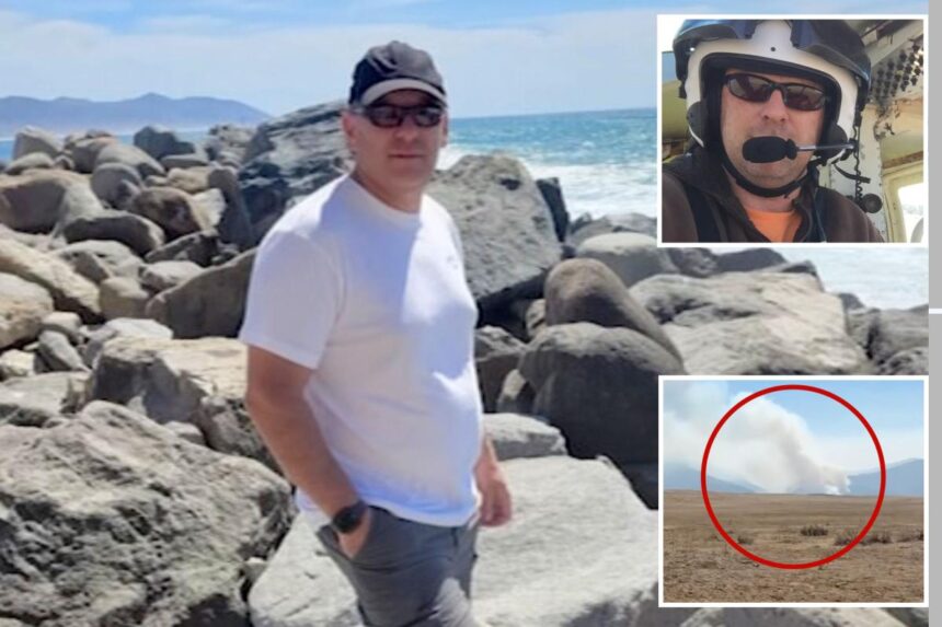 California pilot dies in helicopter crash battling massive Utah wildfire