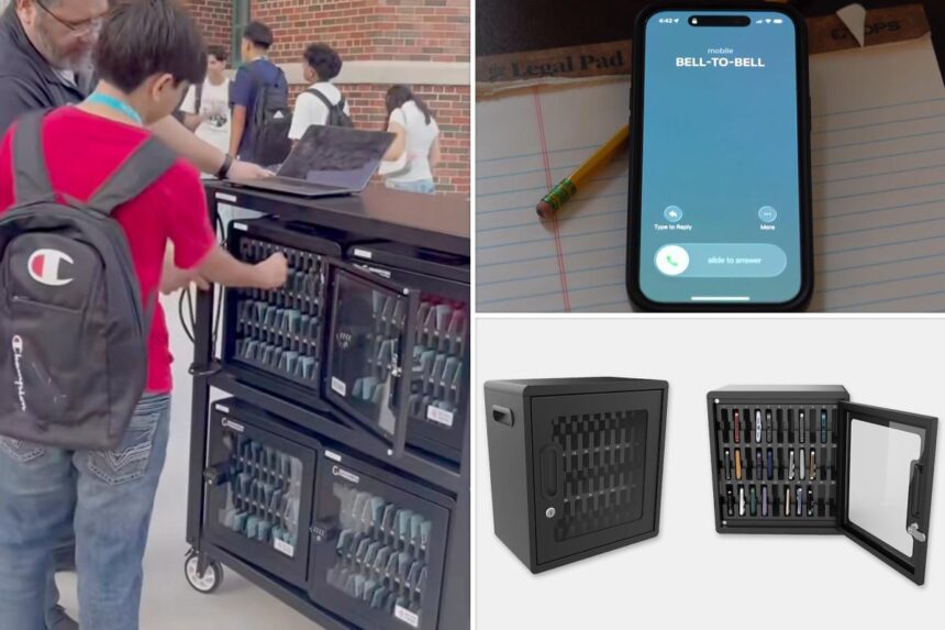 Kansas students forced to put cell phones in lockers before school as new ‘bell to bell’ law enforced