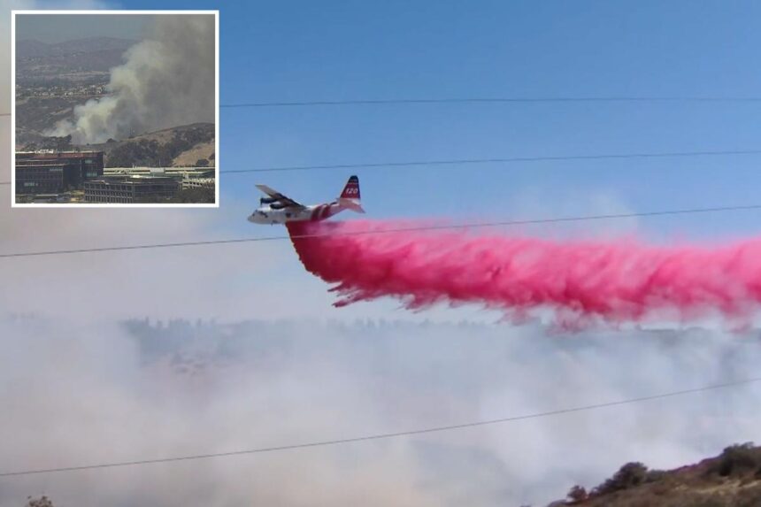Fast-moving fire breaks out in San Diego, forcing evacuations