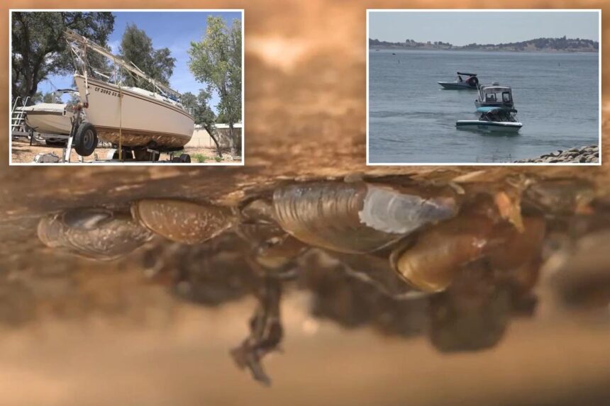 Boat covered in invasive species intercepted before wreaking havoc on California lake