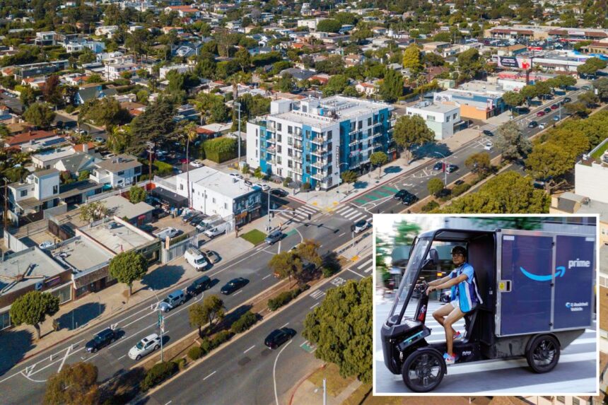 Amazon unleashes new vehicles to combat traffic in busy California neighborhood