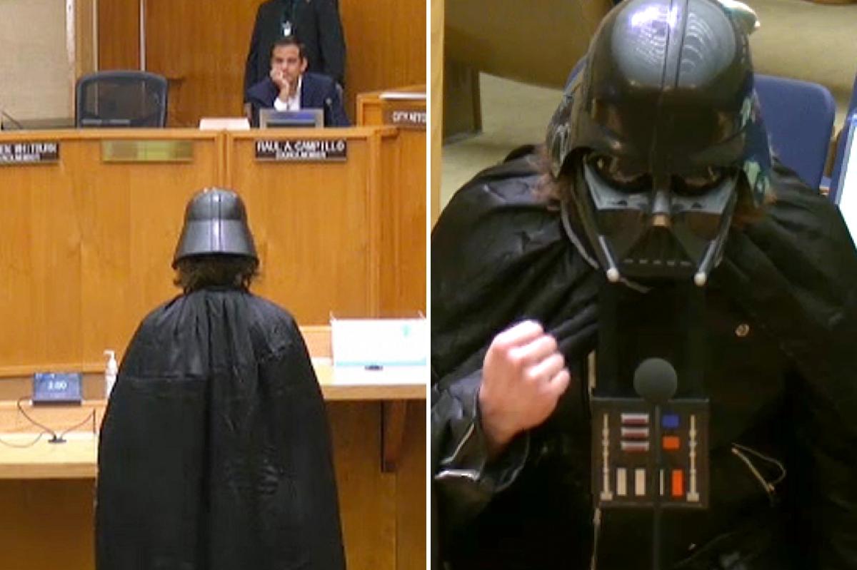 Darth Vader crashes San Diego hearing to defend Flock spy cams: ‘This is what the emperor needs’