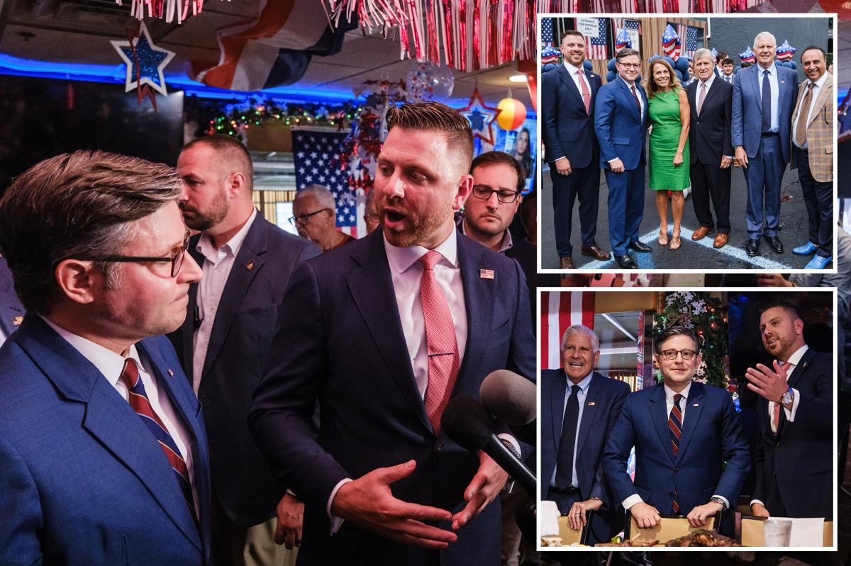 Speaker Johnson slams Suozzi as ‘Marxist’ as he stumps for LiPetri on Long Island