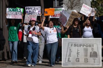 San Diego high school attacked students over pro-Trump LGBT poster: suit