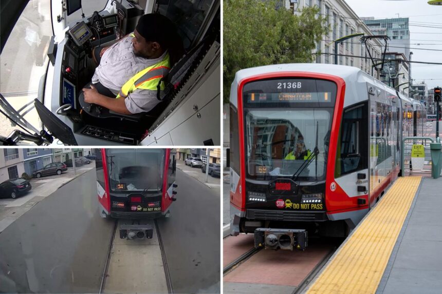 Shocking moment train operator dozes off before slamming into another train caught on camera
