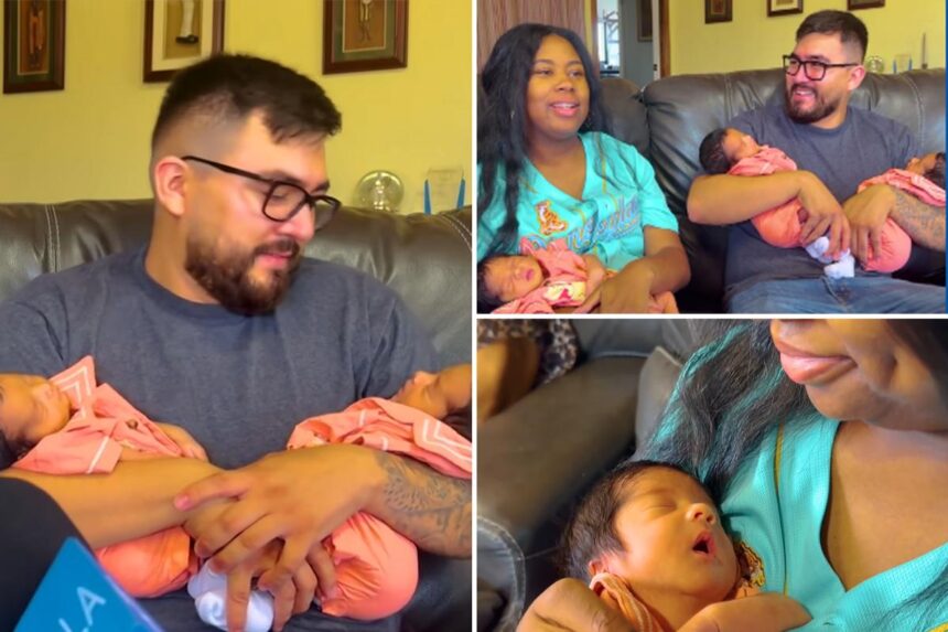 Los Angeles mom gives birth to newborn triplets weighing 19lbs — just shy of Guinness World Record