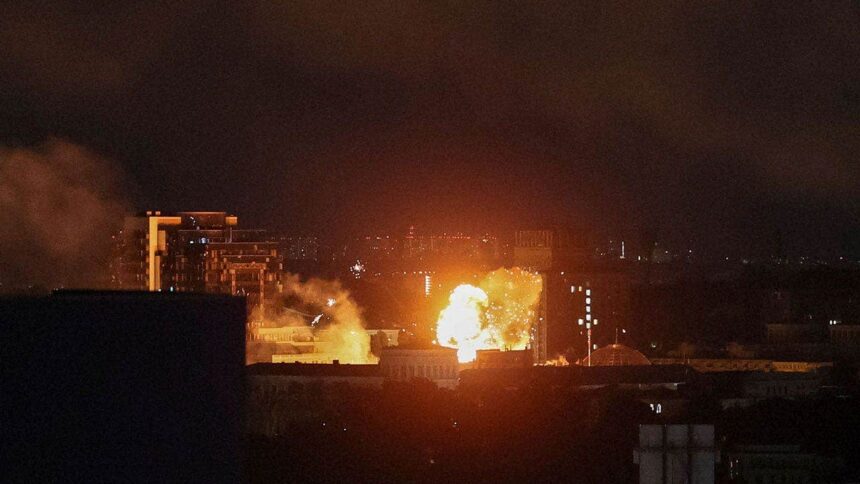 Russia launches ballistic missile attack on Kyiv hours after Zelenskyy warns of major strike