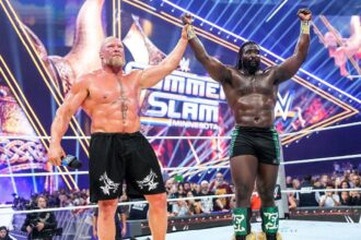 Oba Femi shows the future of WWE is here as he takes down Brock Lesnar in Hell in a Cell match at SummerSlam