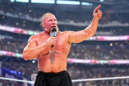 WWE legend Brock Lesnar says he’s retired after losing to Oba Femi at SummerSlam