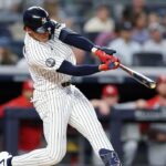 Yankees’ George Lombard Jr, replacing embattled Anthony Volpe, mashes home run for first hit in MLB debut