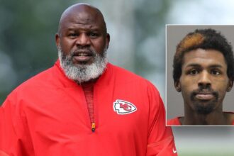 How Eric Bieniemy stays engaged with Chiefs while tending to wife, who recovers from alleged shooting by son