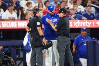 Blue Jays-Red Sox game thrown into chaos by 17-minute ‘rules check,’ massive scoreboard mistake