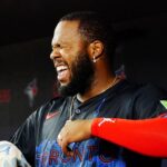 Blue Jays star Vladimir Guerrero Jr gets kneed in the head during chaotic play, leaves game